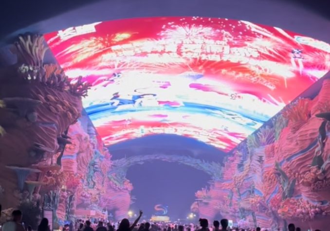 南行LED显示屏致力旅游景点的应用