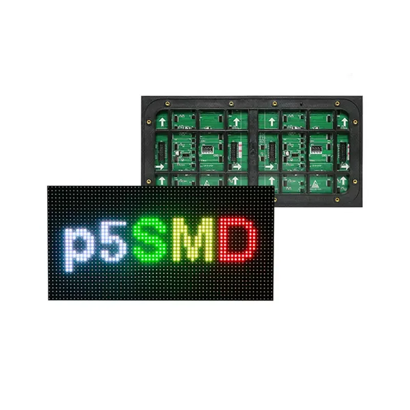 Southbound indoor (outside) single and two-color LED display P5