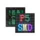 Southbound indoor (outside) single and two-color LED display P5