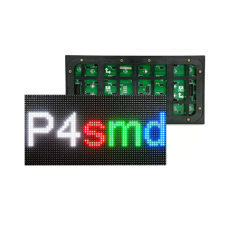 Southbound P4 indoor (outside) single and two color LED display
