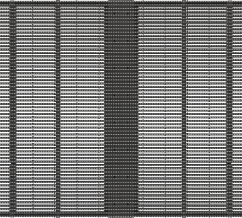 Southbound SA-3.91 Transparent grille LED display