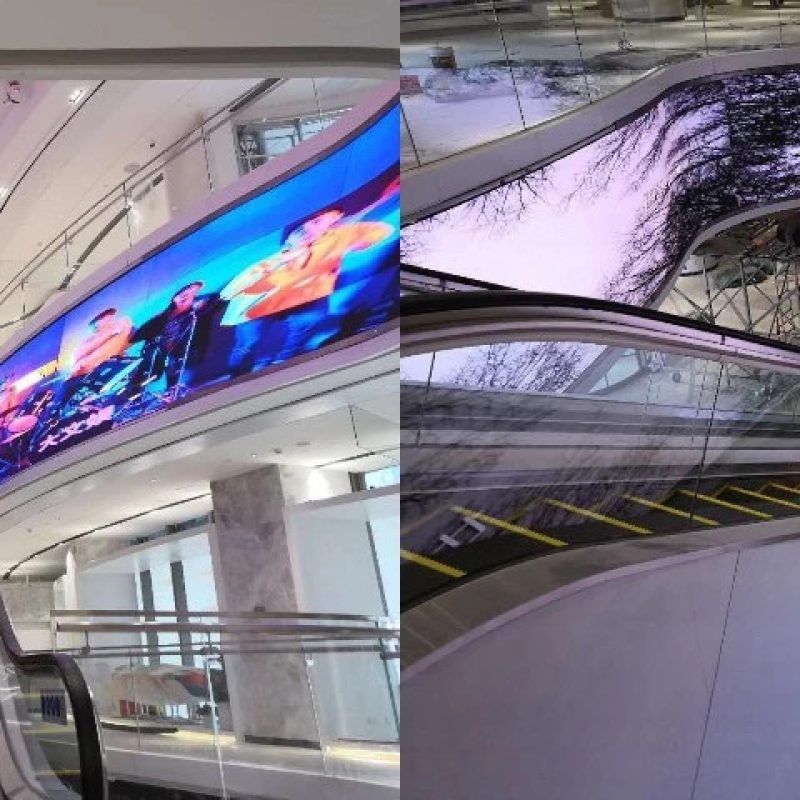 上海月星环球商场53平方LED显示屏