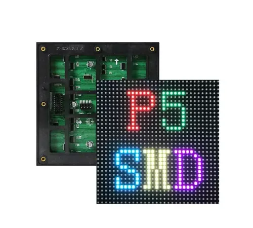 Southbound indoor (outside) single and two-color LED display P5