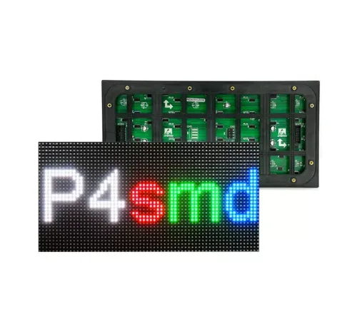 Southbound P4 indoor (outside) single and two color LED display